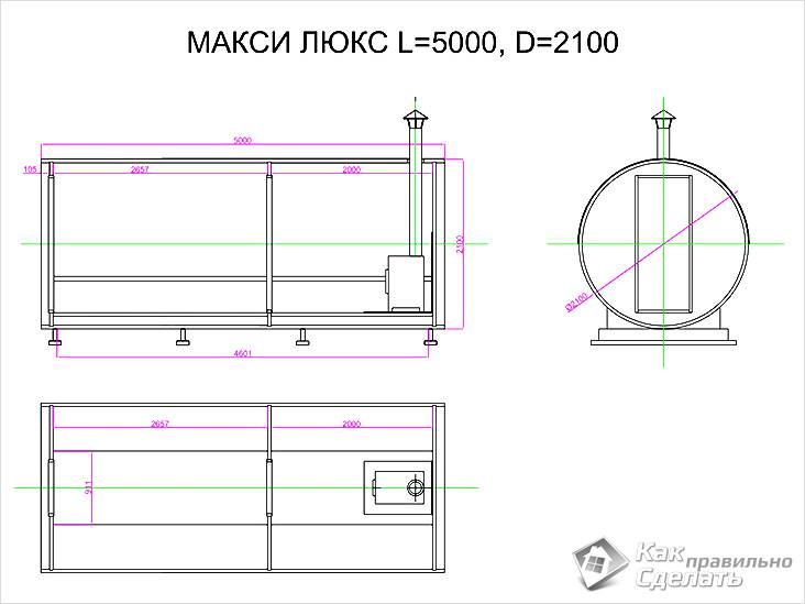 Баня бочка своими руками