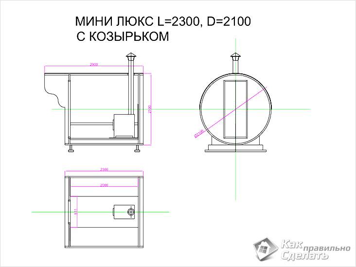 Баня бочка своими руками
