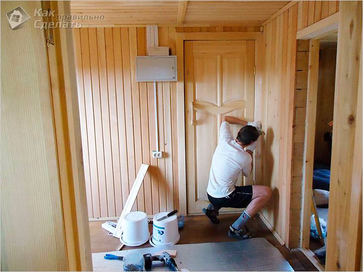 Баня из брёвен своими руками