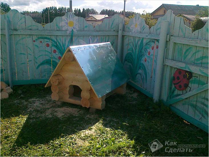 Будка для собаки: строим теплую конуру