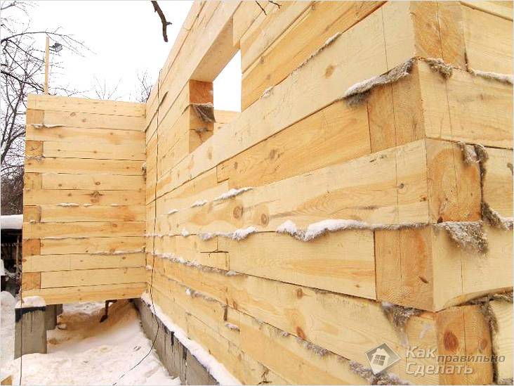 Дом из бруса своими руками