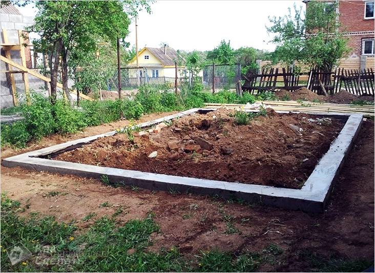 Фундамент под гараж своими руками
