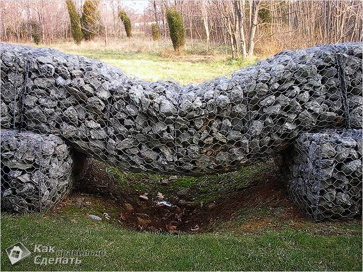 Габионы в ландшафтном дизайне