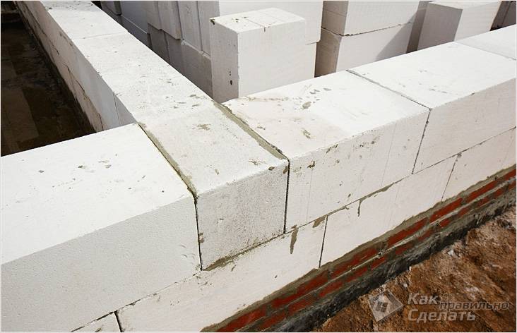 Как класть газосиликатные блоки
