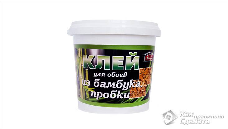 Как клеить пробковые обои