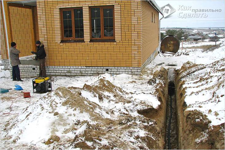 Как провести воду из скважины в дом