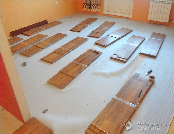 Как рассчитать количество ламината