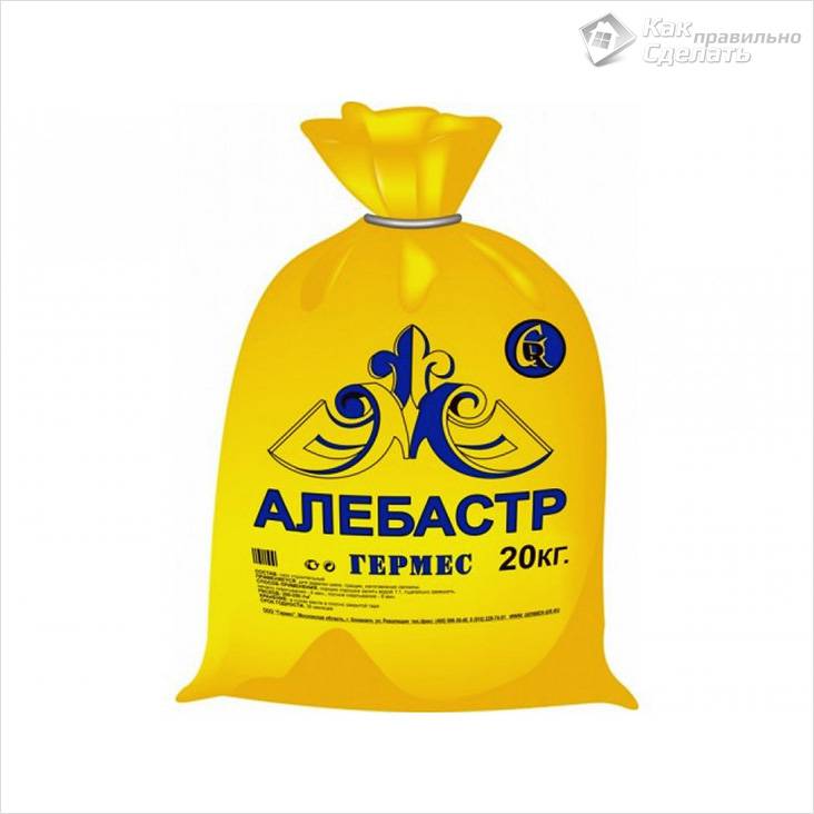 Как развести алебастр