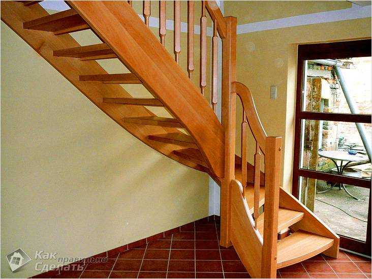 Как самостоятельно сделать лестницу на второй этаж