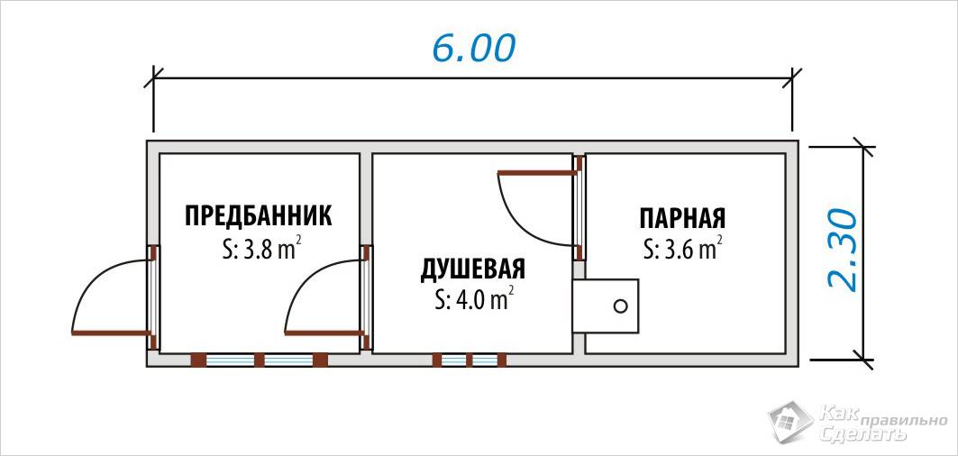 Как сделать баню из бруса самостоятельно - пошаговая инструкция с фото и видео