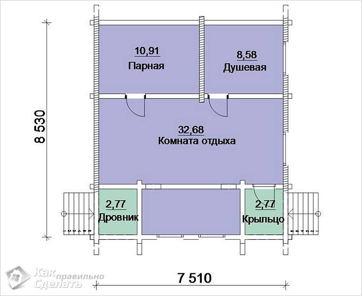 Как сделать баню из бруса самостоятельно - пошаговая инструкция с фото и видео