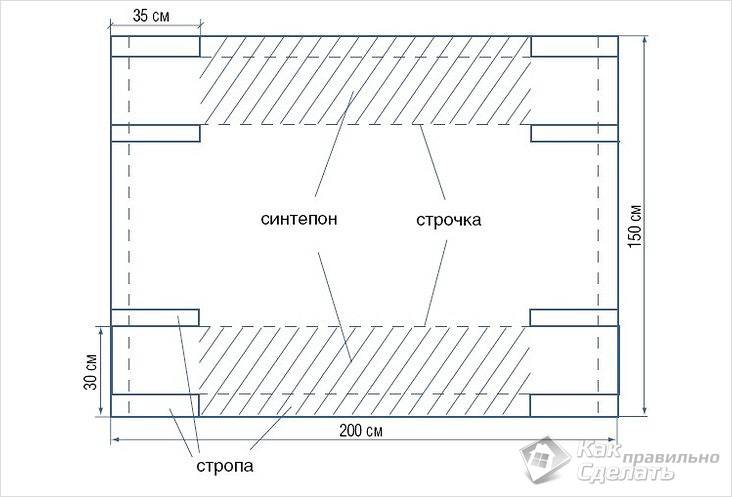 Как сделать гамак своими руками