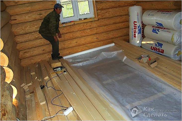 Как утеплить бревенчатый дом
