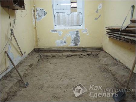Как утеплить пол в подвале