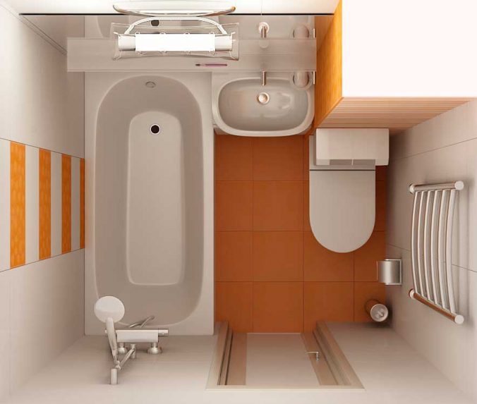 Дизайн ванної кімнати в хрущовці