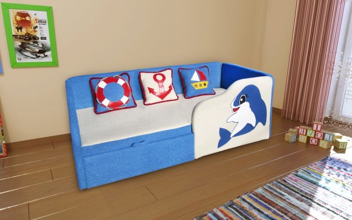 Дитяча тахта (84 фото): вибираємо диван-ліжко для дітей, розсувні тахту в кімнату для дівчинки або хлопчика, з шухлядами та підйомним механізмом