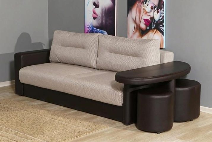 Дивани-ліжка (91 фото): як вибрати розкладний прямий або модульний диван-ліжко, з підлокітниками і без них? Моделі шириною 120 см і інших розмірів
