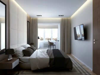 Дизайн спальні 10 кв. м (83 фото): інтер’єр і планування в «хрущовці», варіанти ремонту в кімнаті, проекти квадратної спальні без вікна в сучасному стилі. Як обставити прямокутну кімнату?