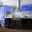 Кухні зі світлим верхом і темним низом (52 фото): комбіновані кухонні гарнітури з бежевим верхом і коричневим або синім низом, інші варіанти