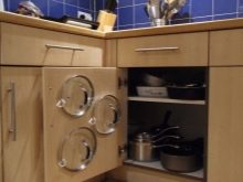 Підставки для кришок від каструль (40 фото): особливості зберігання кришок на кухні. Вибір власника. Види органайзерів