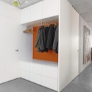 Вітальня в стилі хай-тек (66 фото): сучасний дизайн коридору, шафа та інші меблі для інтер’єру